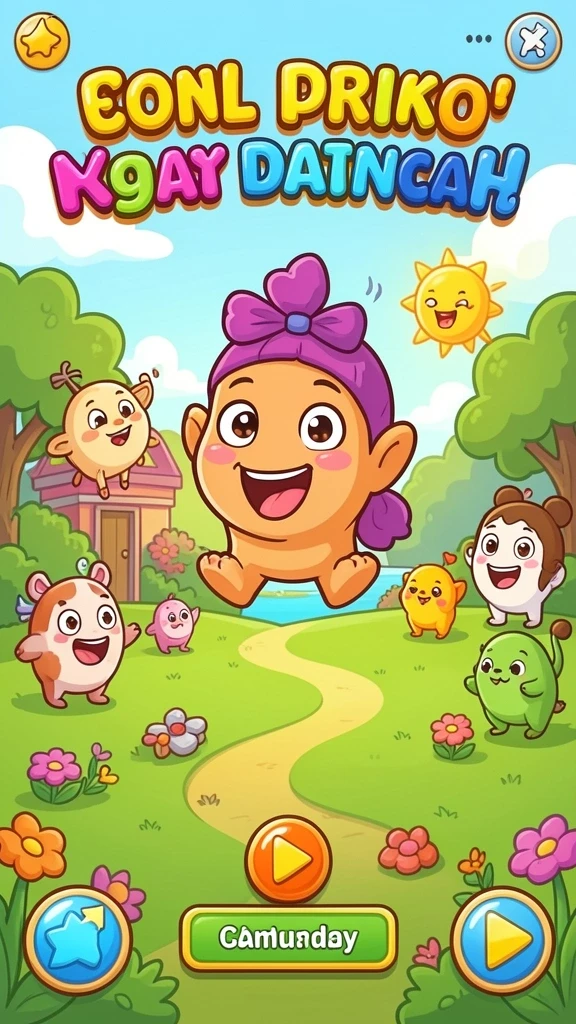 pp123 - Menampilkan salah satu level menantang dalam game.